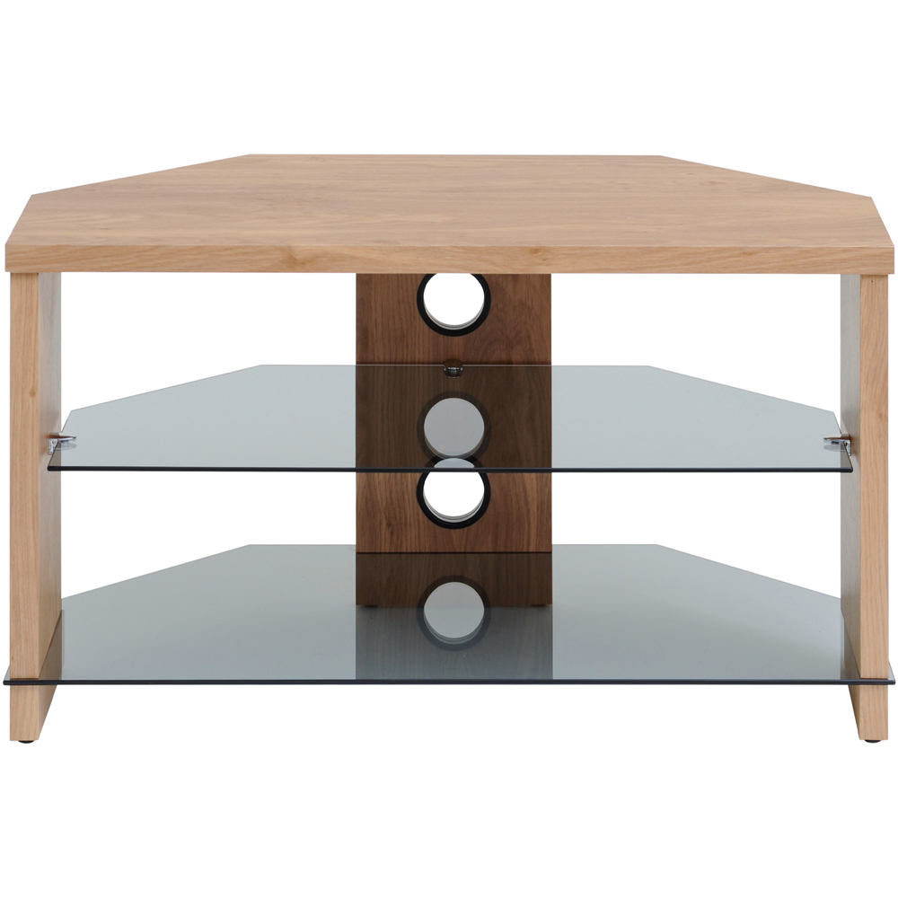 TTAP Montreal 2 Shelf Oak TV Stand 800mm Image 3