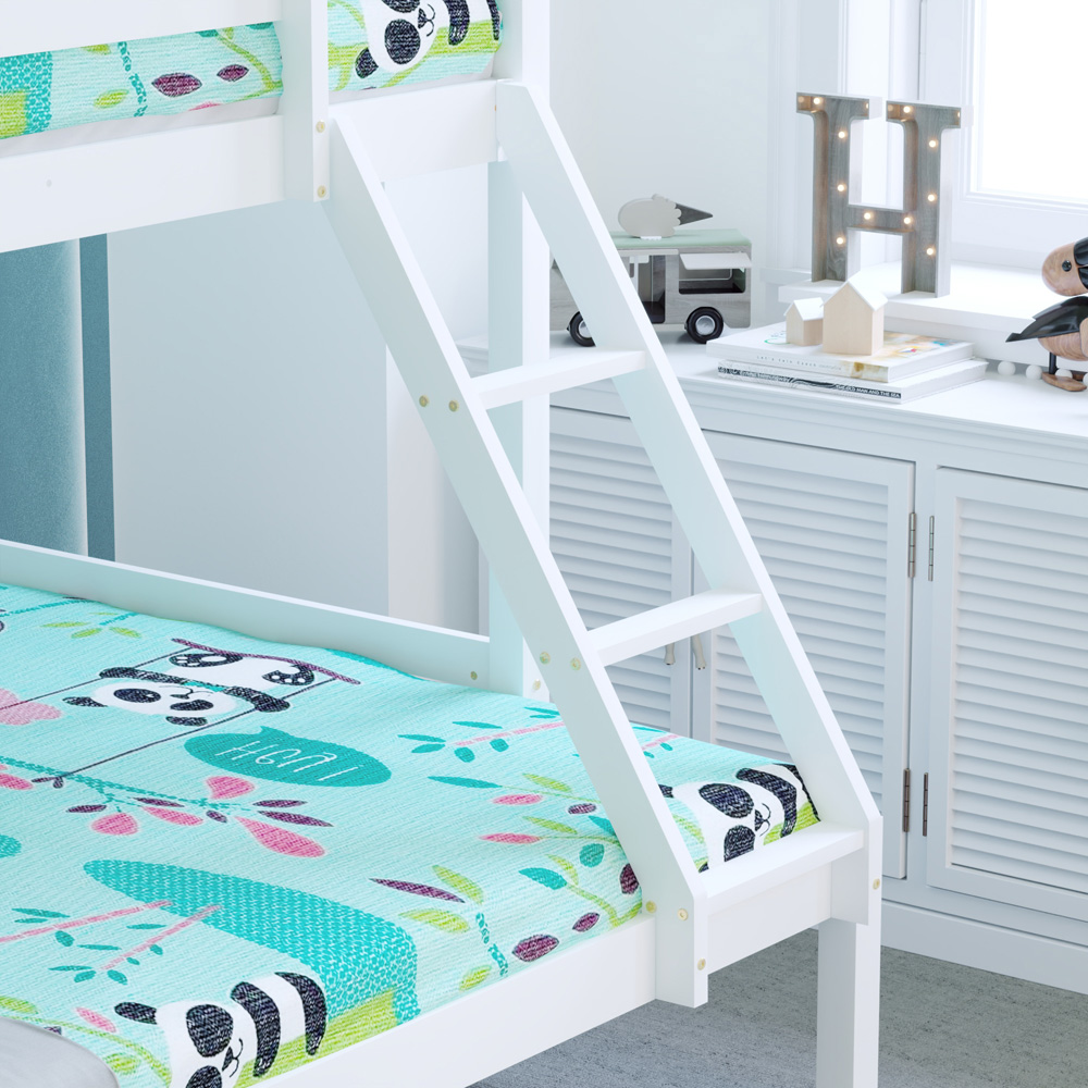 Vida Designs Sydney Triple Sleeper White Bunk Bed Image 3