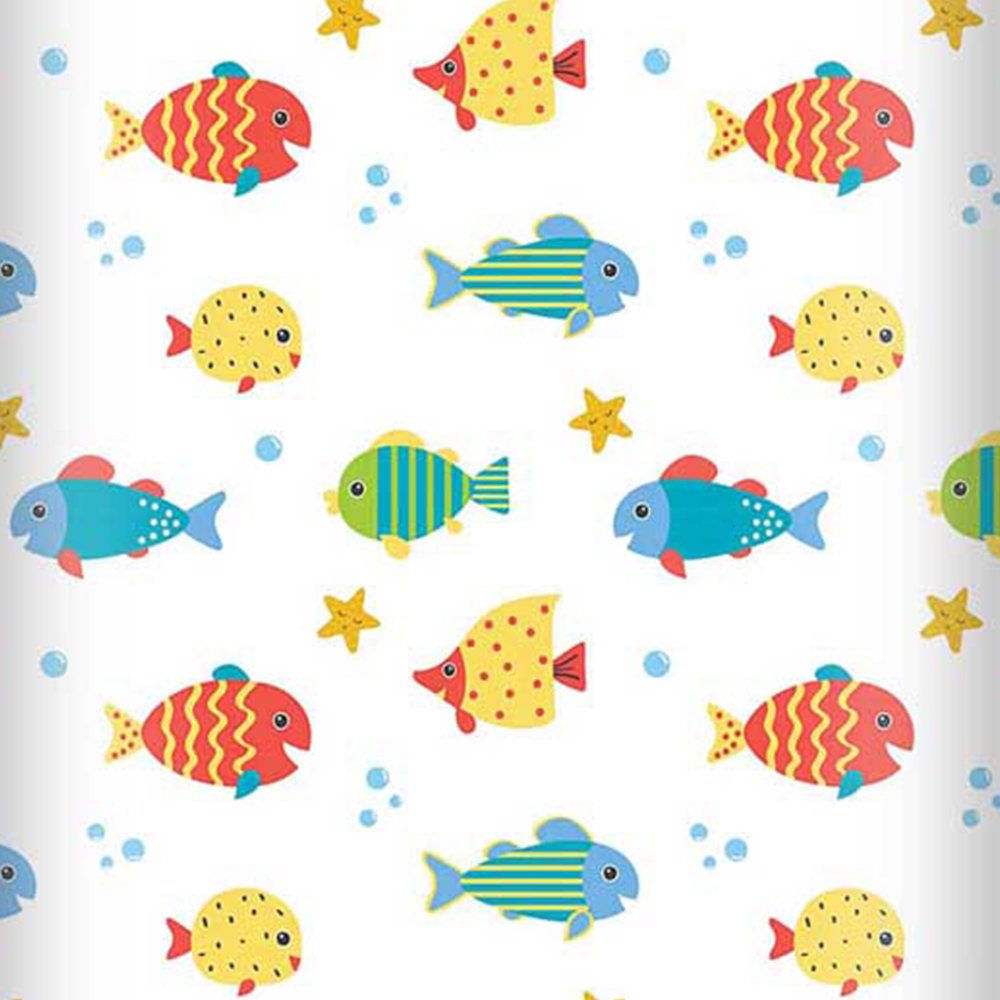 Warren Reed Designer Mini Cabin Swimming Fish Suitcase Image 3