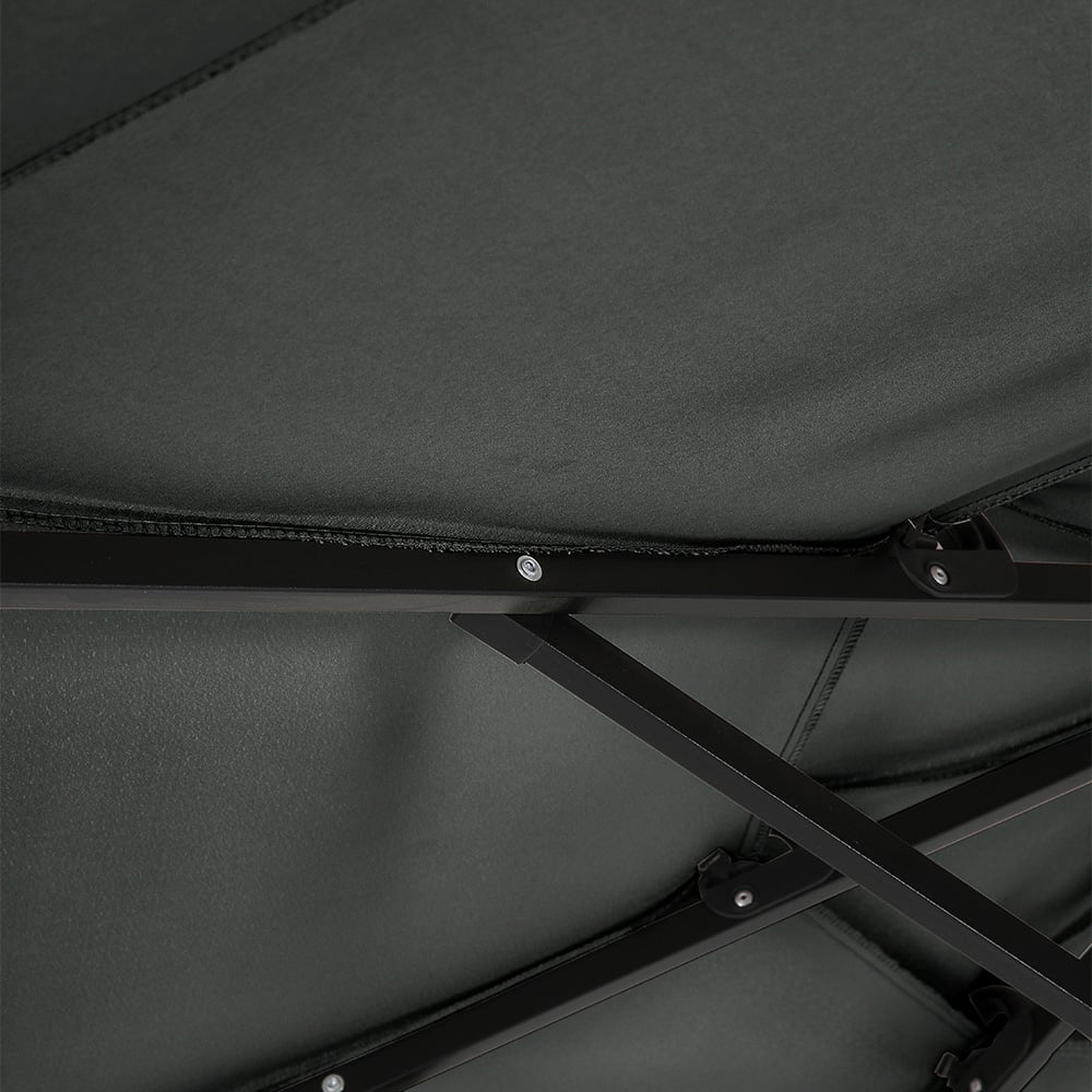Living and Home Dark Grey 3 Tier Crank and Tilt Parasol 3m Image 6