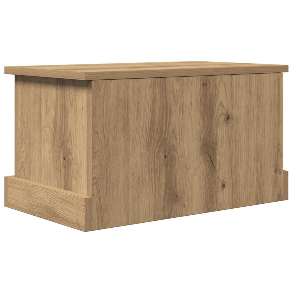 vidaXL Artisan Oak Storage Box with Lift Top Lid Image 8