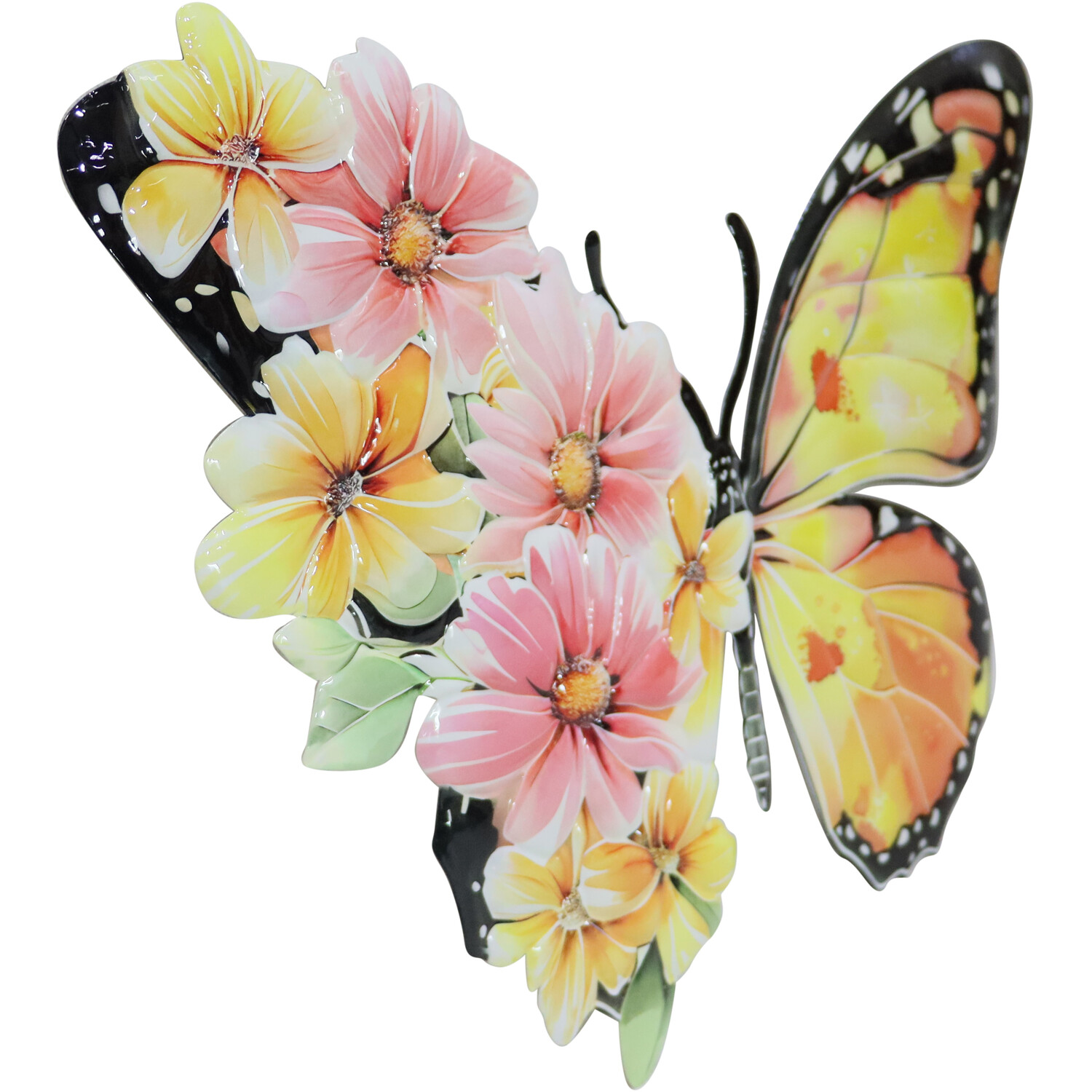 Indoor and Outdoor Floral Butterfly Art - Image 3