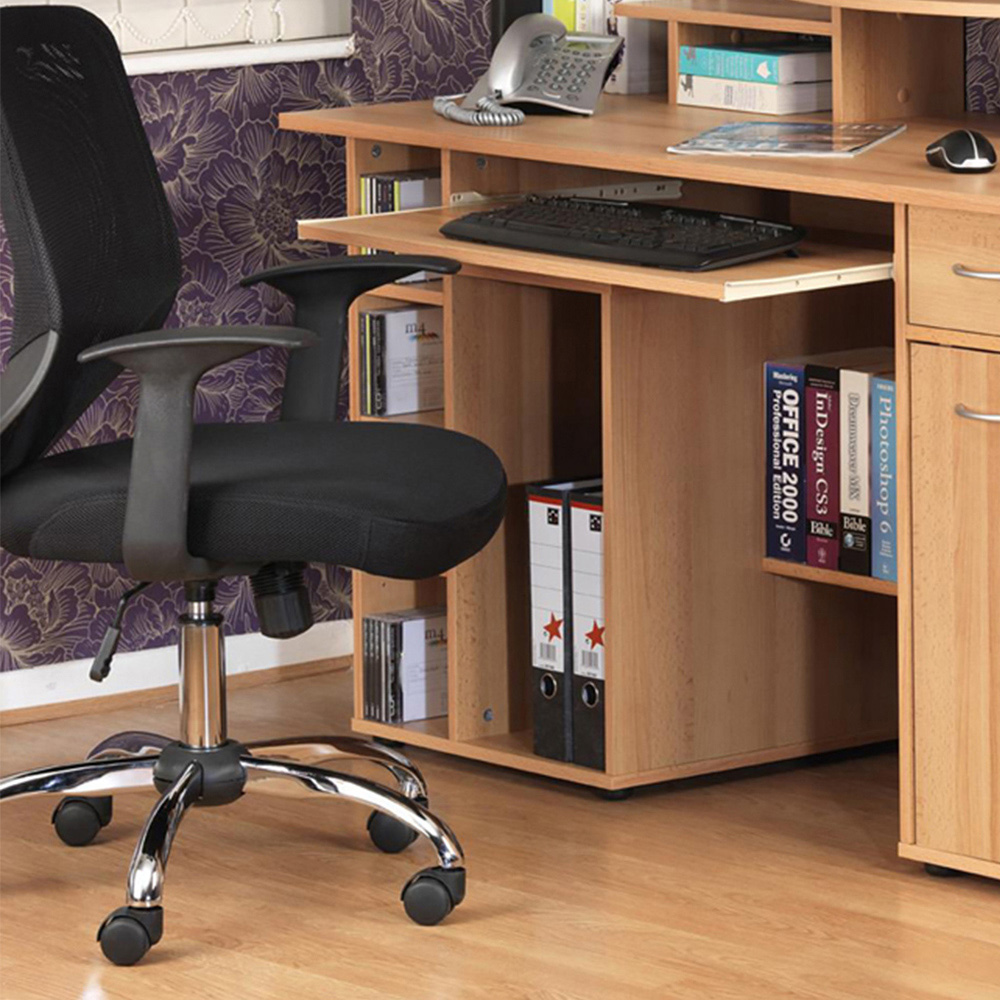 Alphason Atlanta Black Mesh Back Operator Chair Image 5