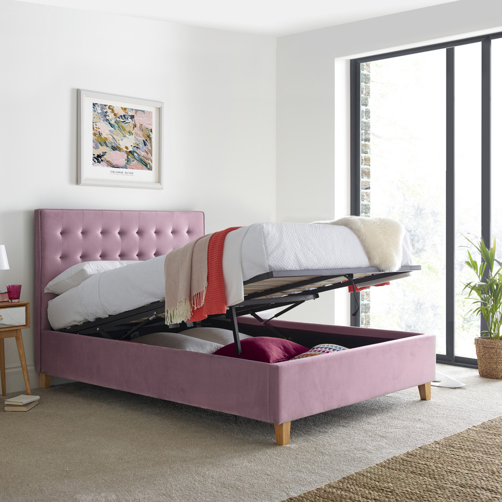 Wilko store pink ottoman