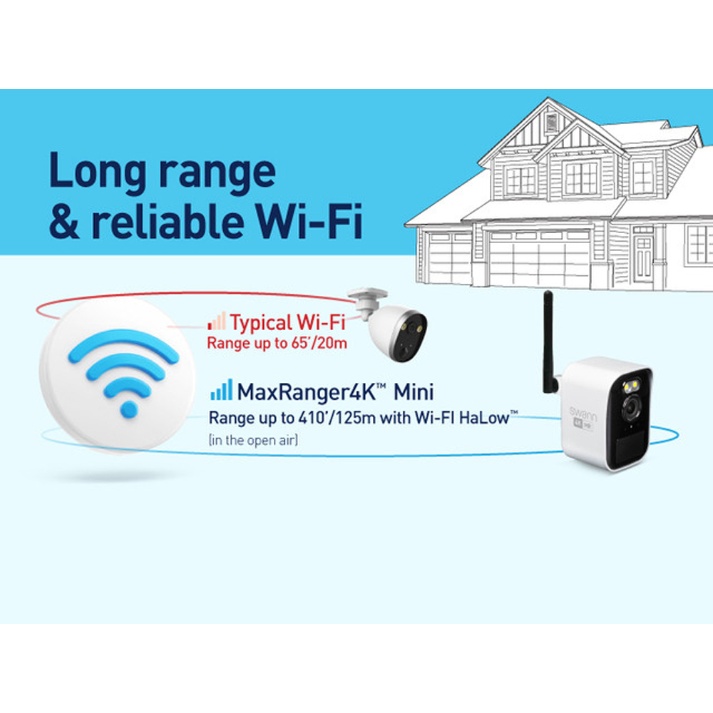 Swann MaxRanger Wireless Mini CCTV 4K Camera Image 7