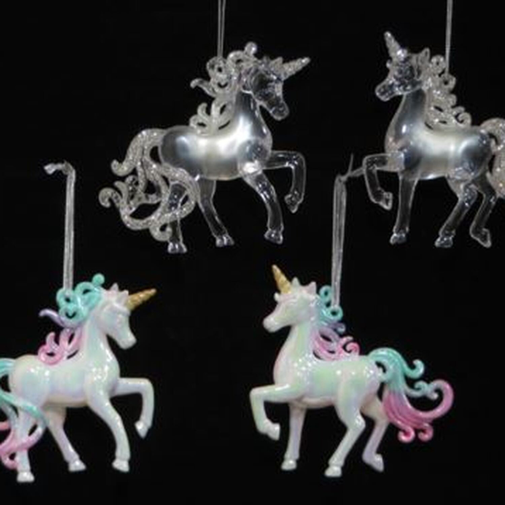Single Sugar Wonderland Unicorn Hanging Ornament in Assorted styles Image