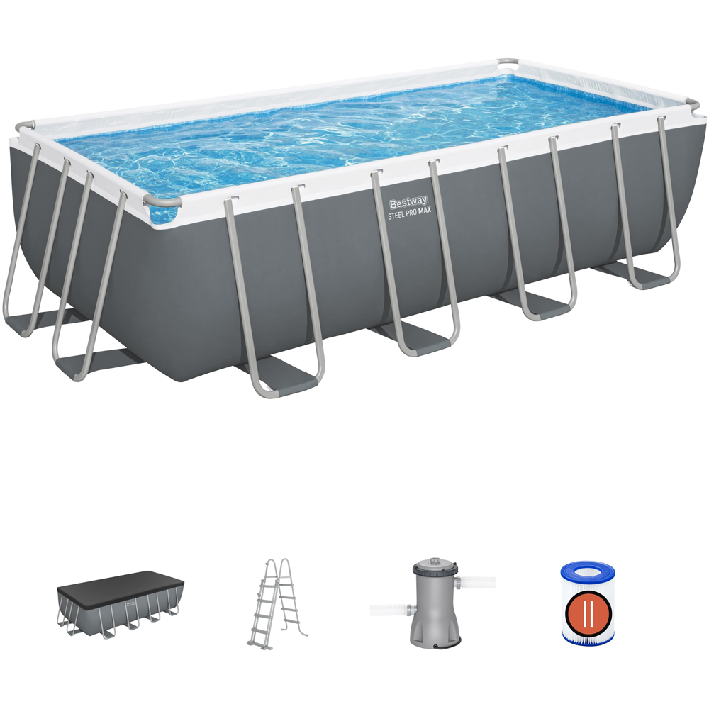 Bestway Steel Pro Max Rectangular Pool Set 16 x 8ft x 48 inch Image 3