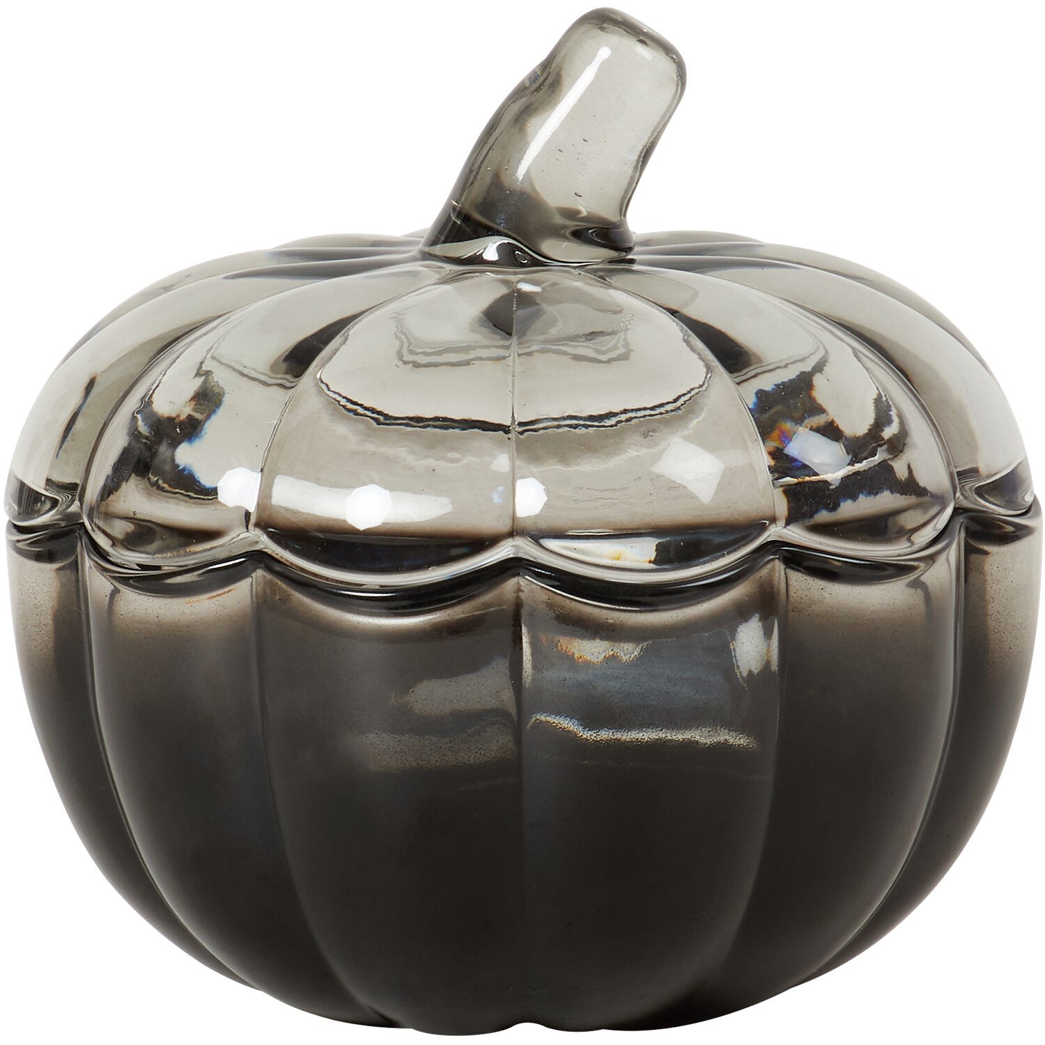 Halloween Pumpkin Bowl with Lid - Black Image 2