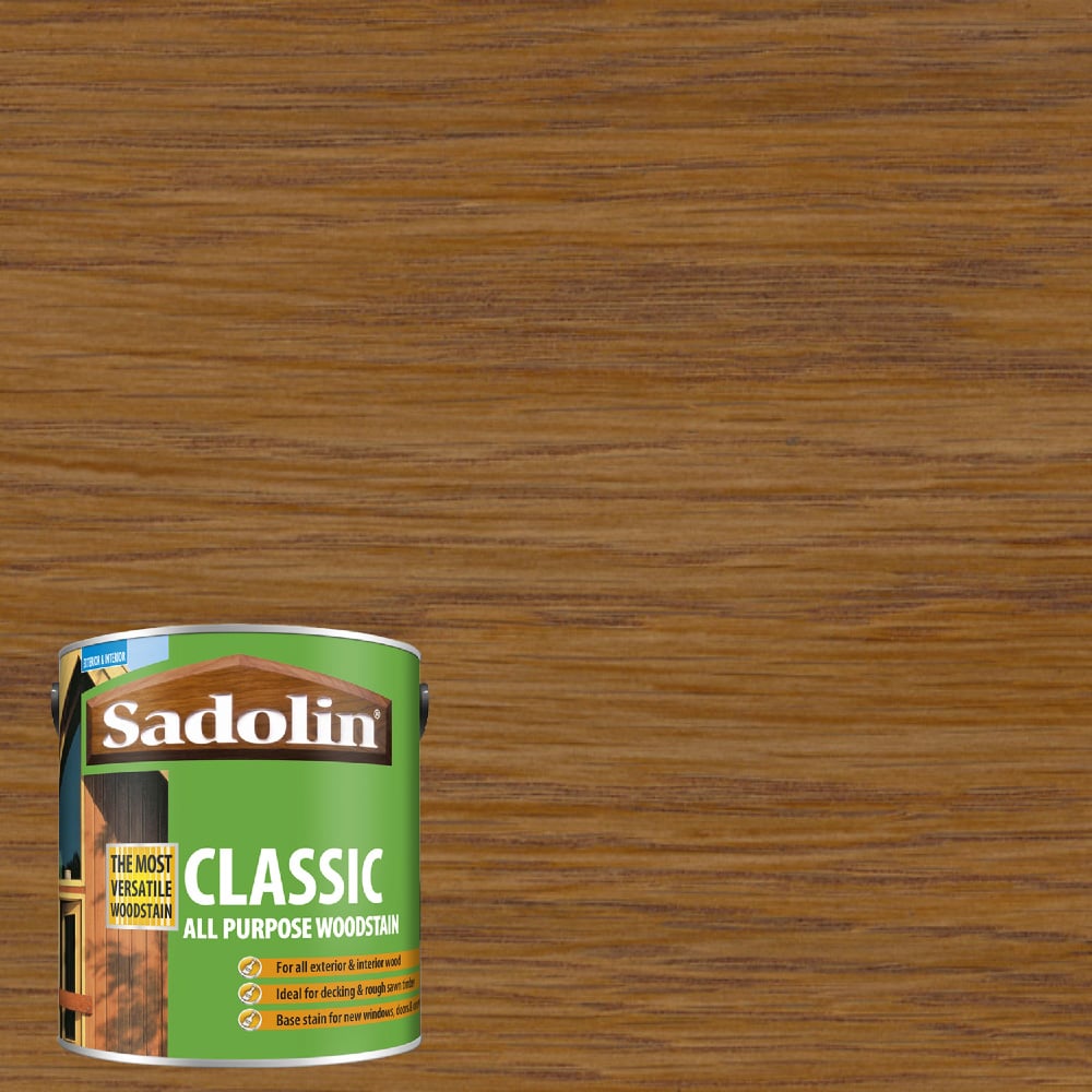 Sadolin Classic Heritage Oak All Purpose Matt Finish Woodstain 1L Image 4