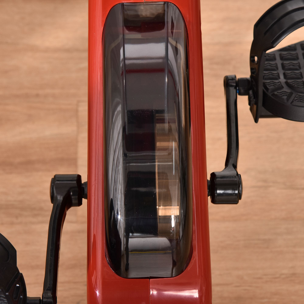 HOMCOM Red Magnetic Resistance Folding Exercise Bike Image 3