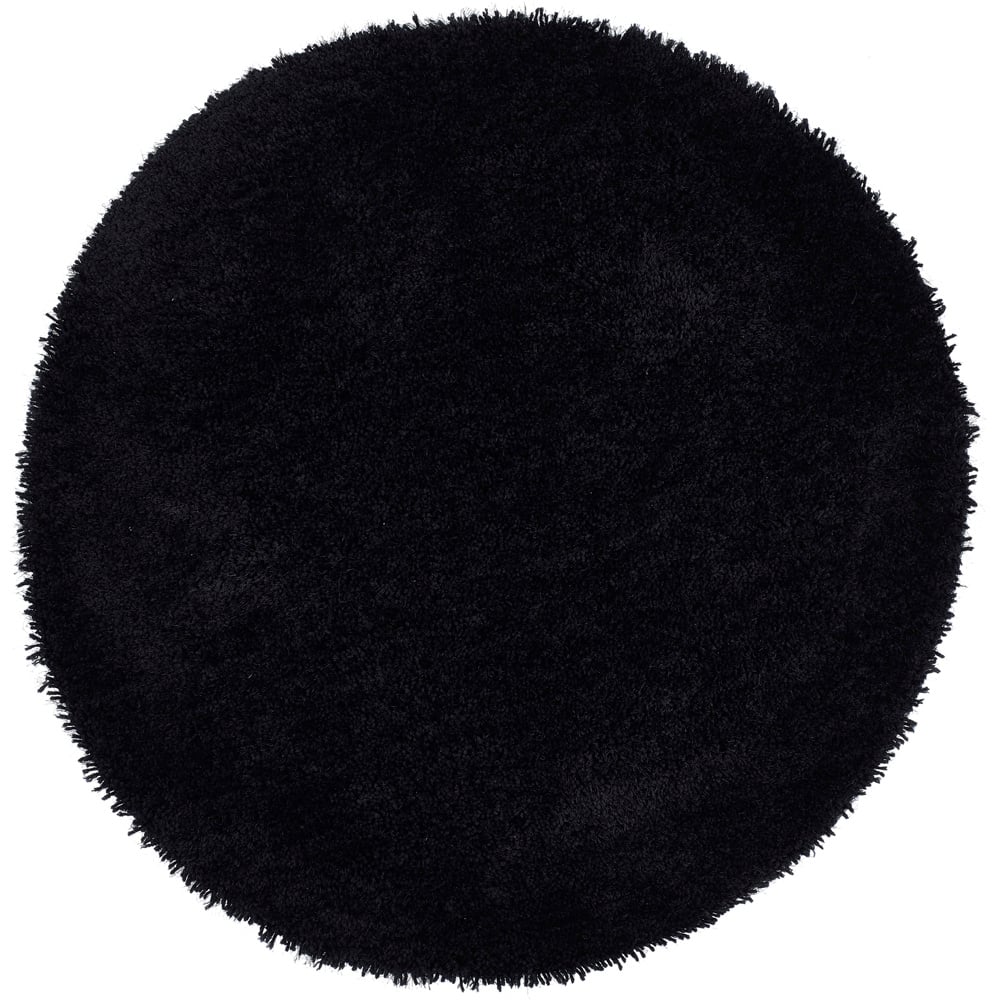 Origins Chicago Black Round Rug 133cm Image 1