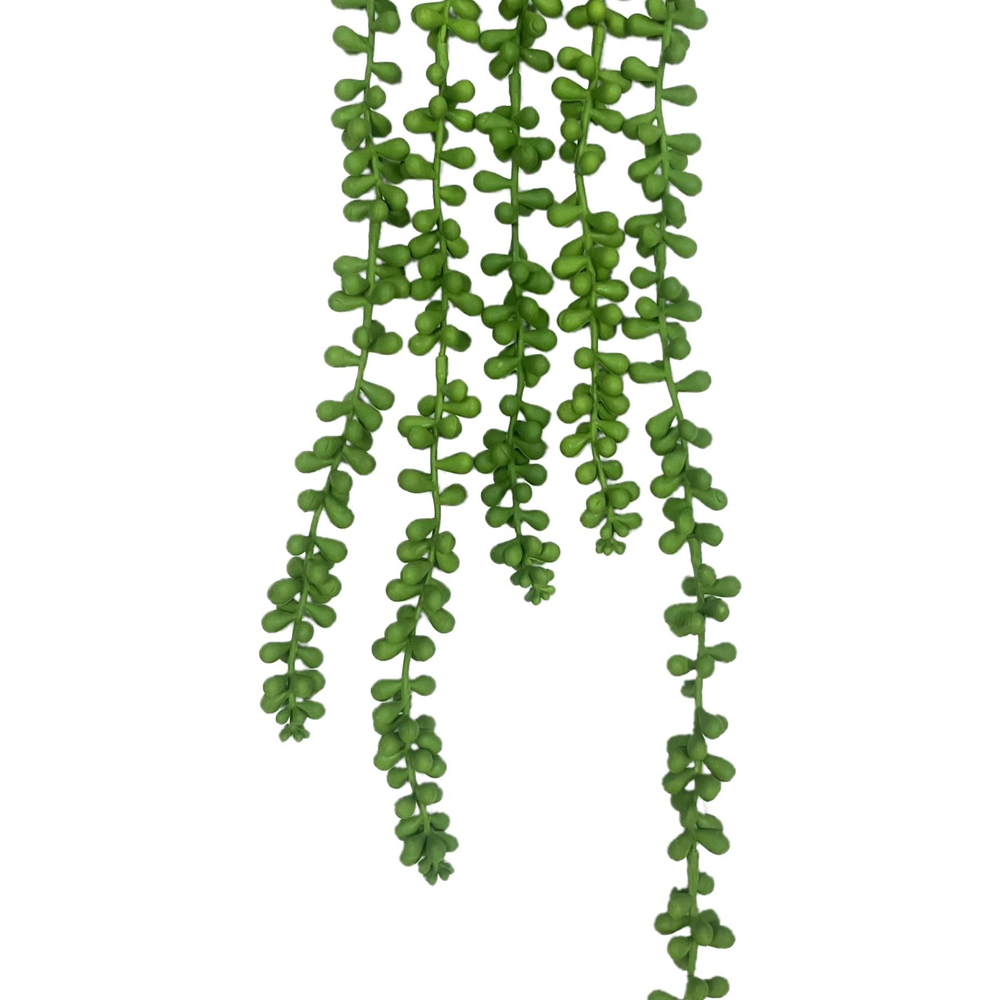 Leaf Pearl String Hanging Artificial Plant 70cm 6 Pack Image 4
