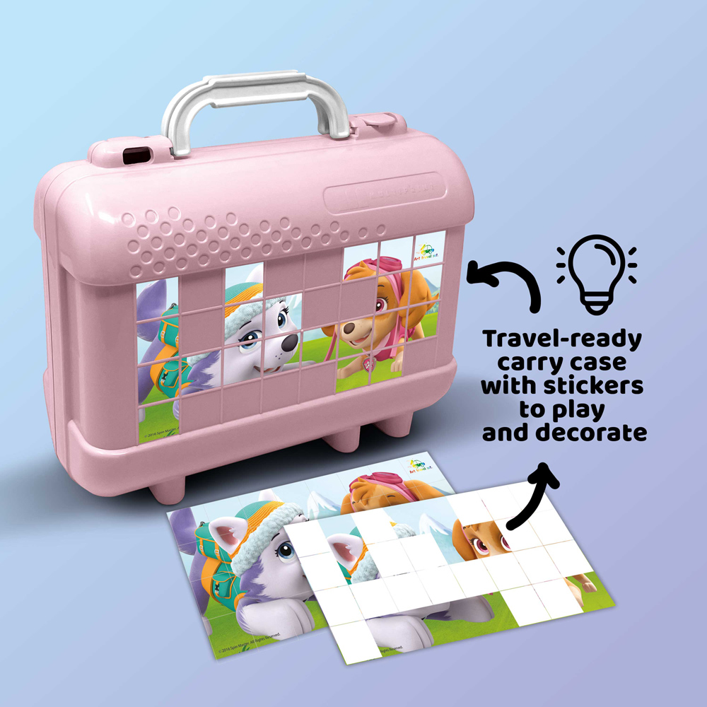 Multiprint Nickelodeon Paw Patrol Girl Kids Travel Colouring and Stamp Set Image 4