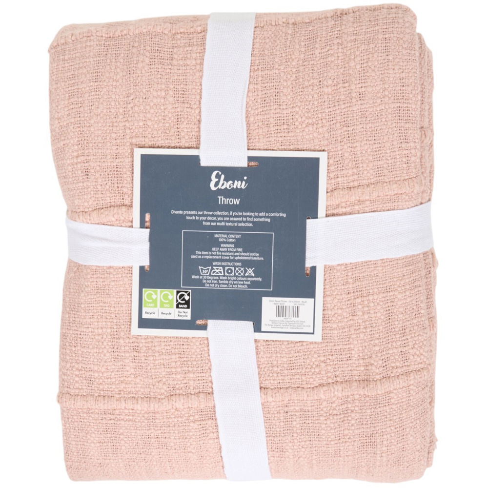 Eboni Tassel Throw Blush Image 3