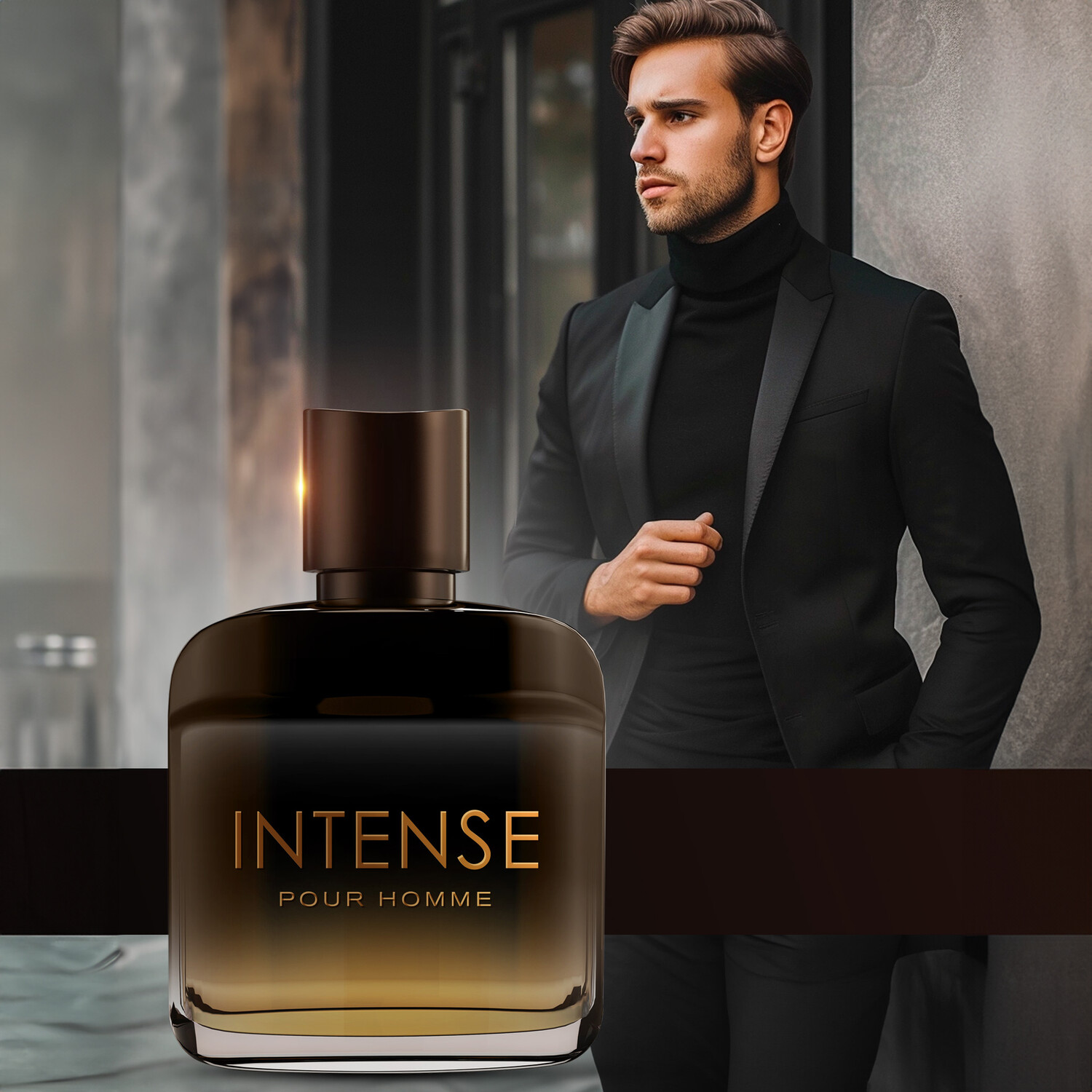 Luvare Intense Eau de Cologne 100ml Brown Image 2