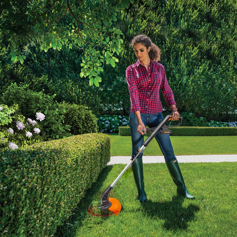 Worx WG157E 20V Cordless 25cm Grass Trimmer with Battery and Charger Image 2