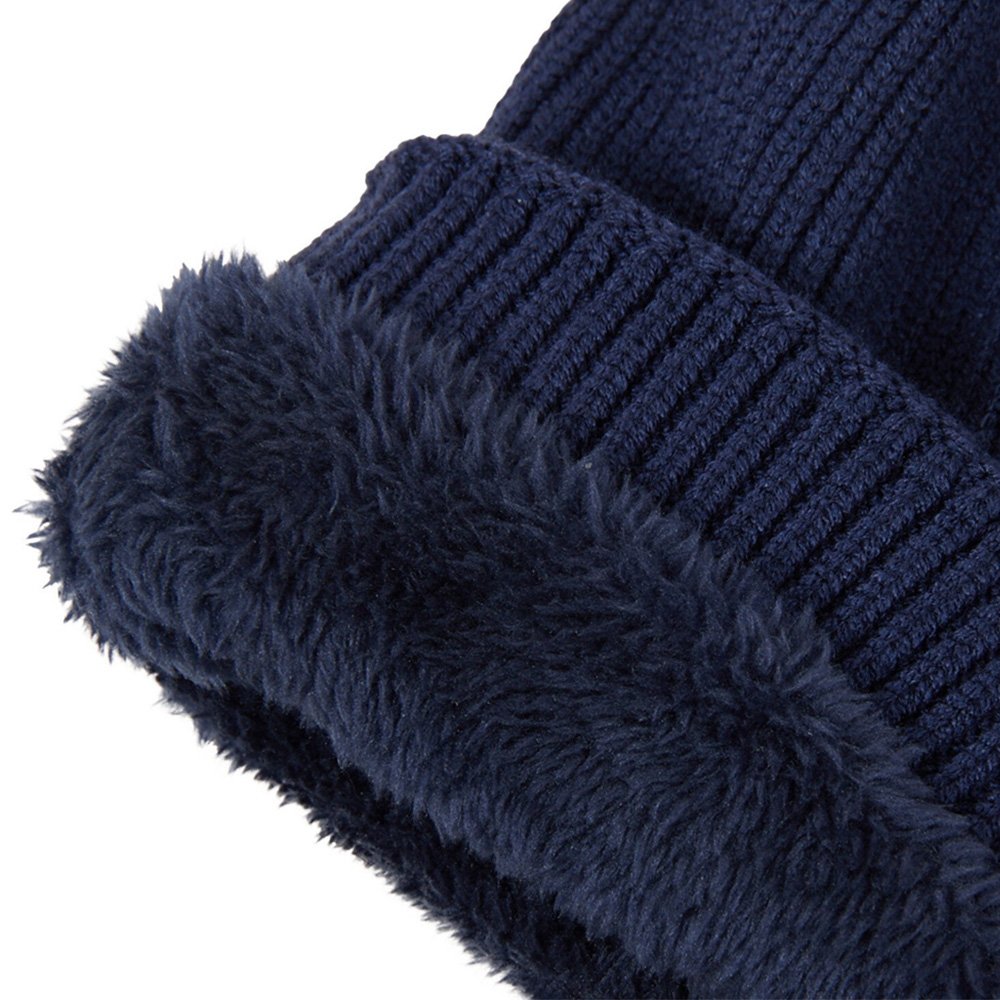 Mens Assorted Thermal Plain Hat - Black / Grey / Navy Image 4