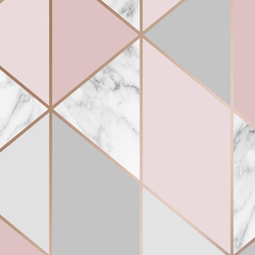 Sublime Geo Marble Blush Wallpaper Image 1