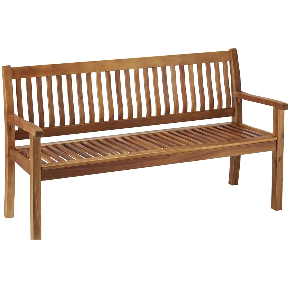 Garden Gear Acacia 3 Seater Rowena Garden Bench Image 2