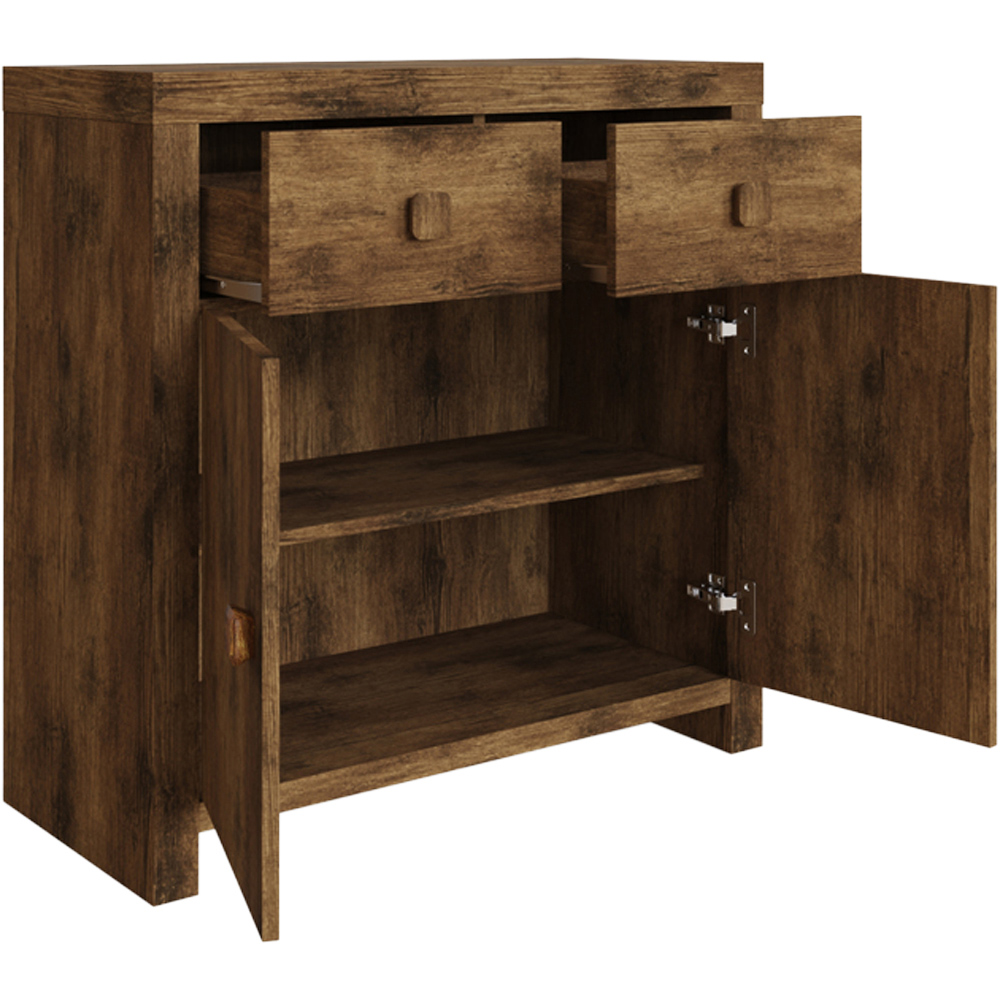 GFW Jakarta 2 Door 2 Drawer Mango Yellow Compact Sideboard Image 3