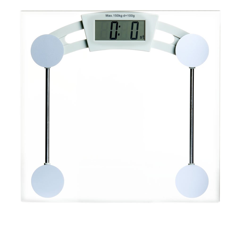 Wilko Electronic Glass Bathroom Scales Image 2