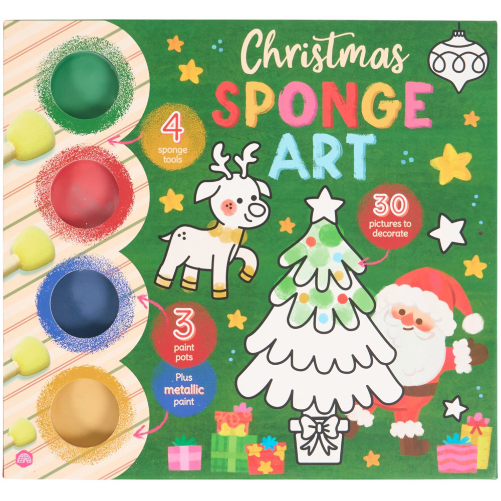 Christmas Sponge Art Image 1