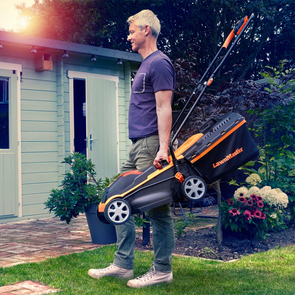 LawnMaster MX 24V Battery Operated 32cm Cordless Lawn Mower Image 9