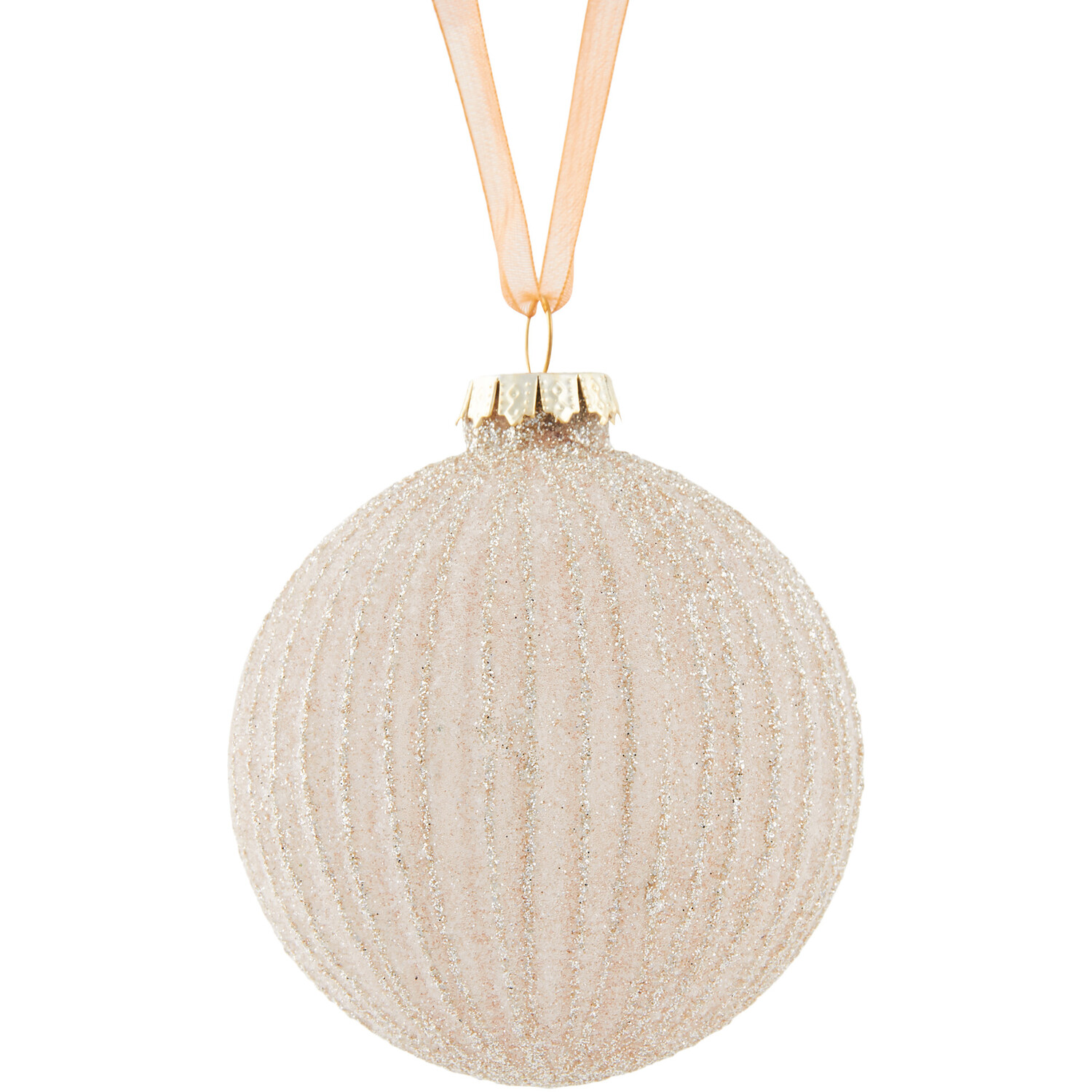 Glitter Brushed Bauble Image 1