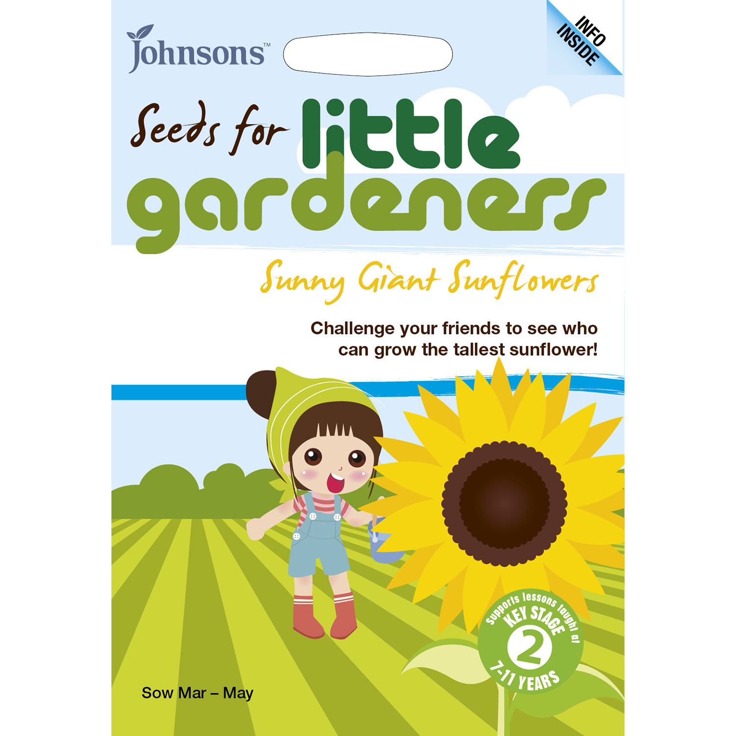 Johnsons Giant Sunflowers Little Gardeners Grow Your Own Kit Image 1