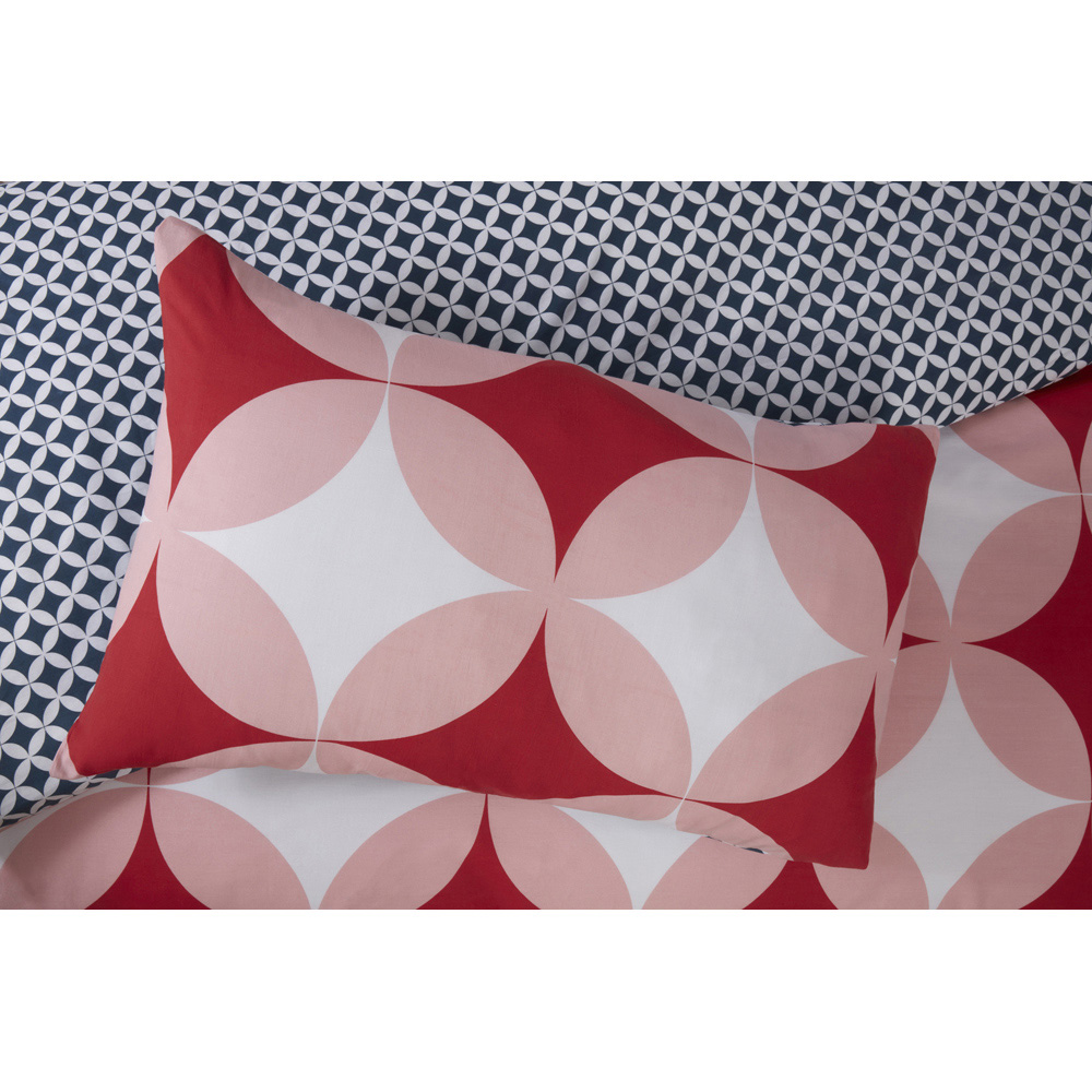 Rapport Home Geo Double Red Duvet Set Image 3