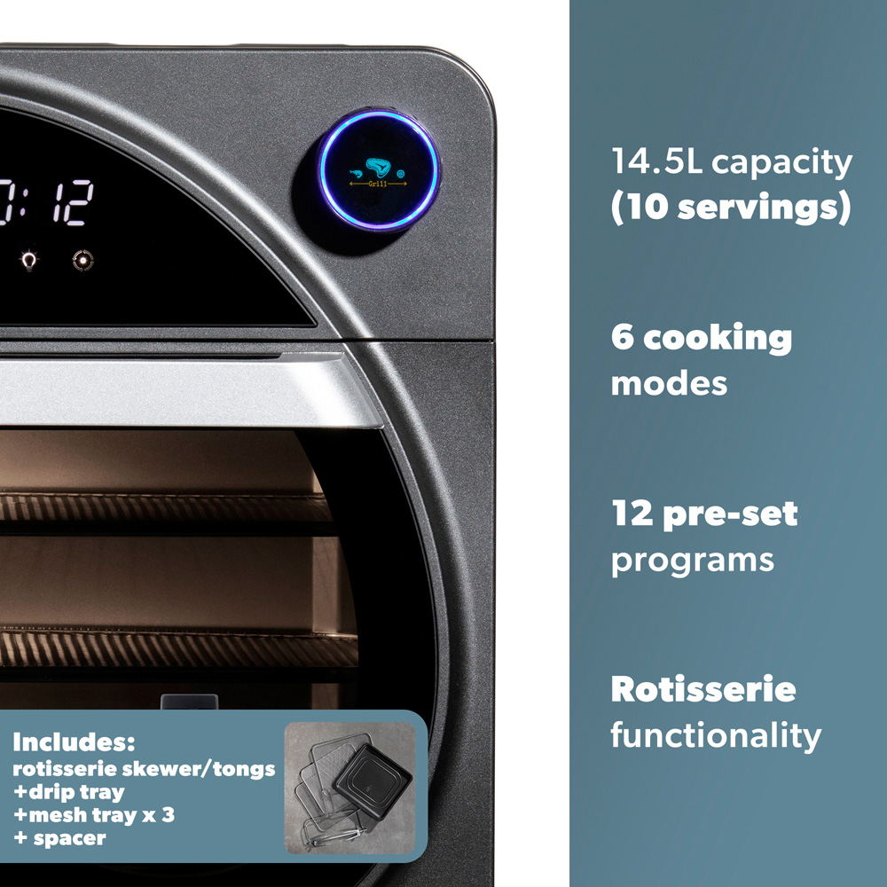 Daewoo 6 in 1 14.5L Digital Air Fryer and Rotisserie Oven Image 12