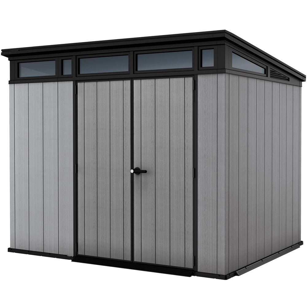 Keter Artizan 2.0 9 x 7ft Grey Pent Garden Storage Shed Image 1