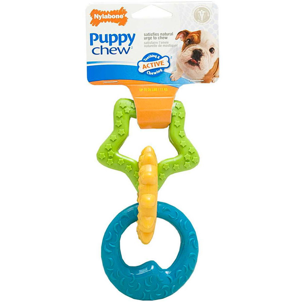 Nylabone Puppy Rings Chew Dog Toy Image