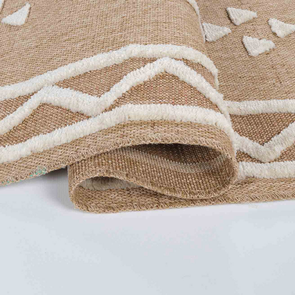 Desire Rugs Harper Cream Diamond Rug 60 x 220cm Image 3