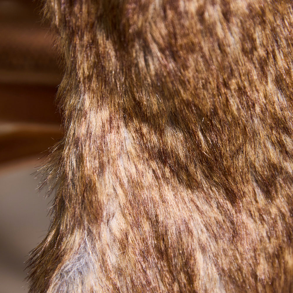 Dibor Beresford Light Brown Faux Fur Stocking Image 4