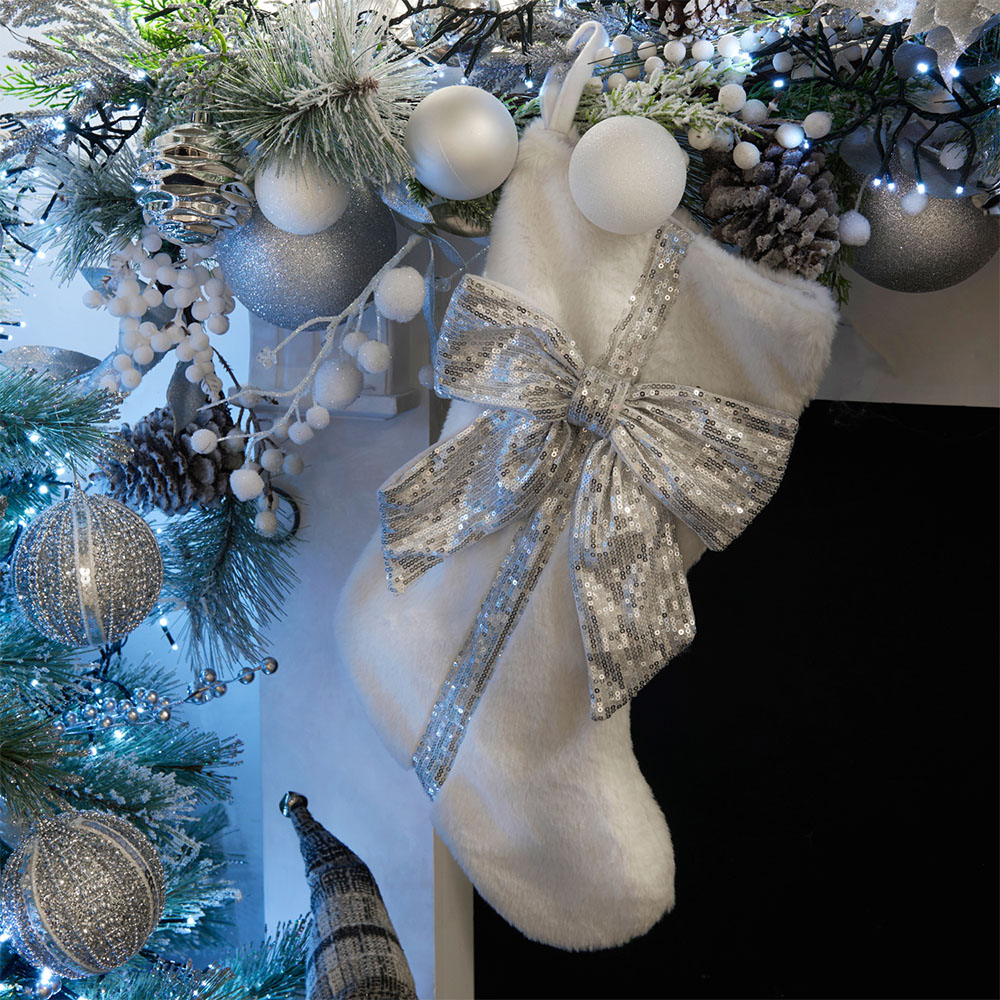 Sparkly Bow Stocking Image 2