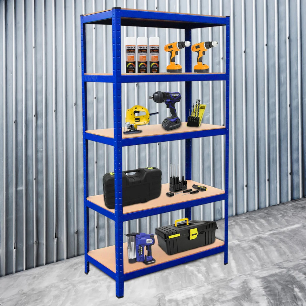 Monster Shop T Rax 5 Shelf Blue Shelving Unit Image 2