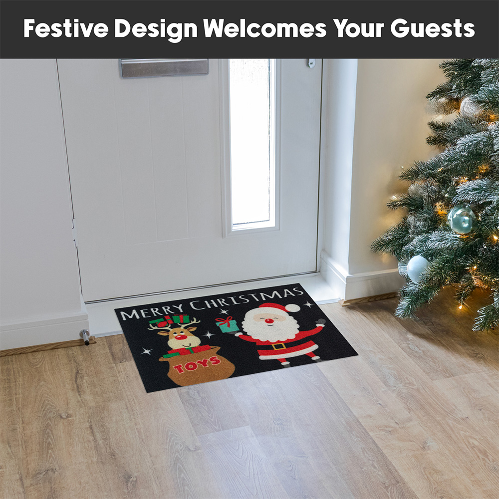 JVL Santa's Helper Entrance Doormat 40 x 57cm Image 6