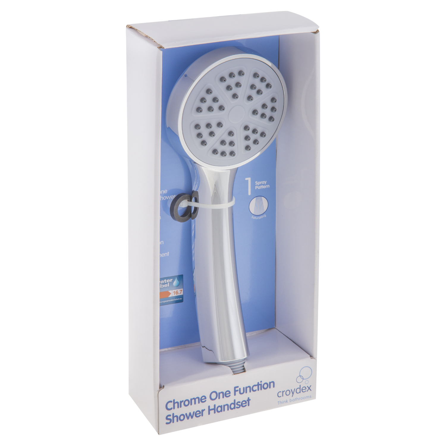 One Function Shower Head - Silver Image