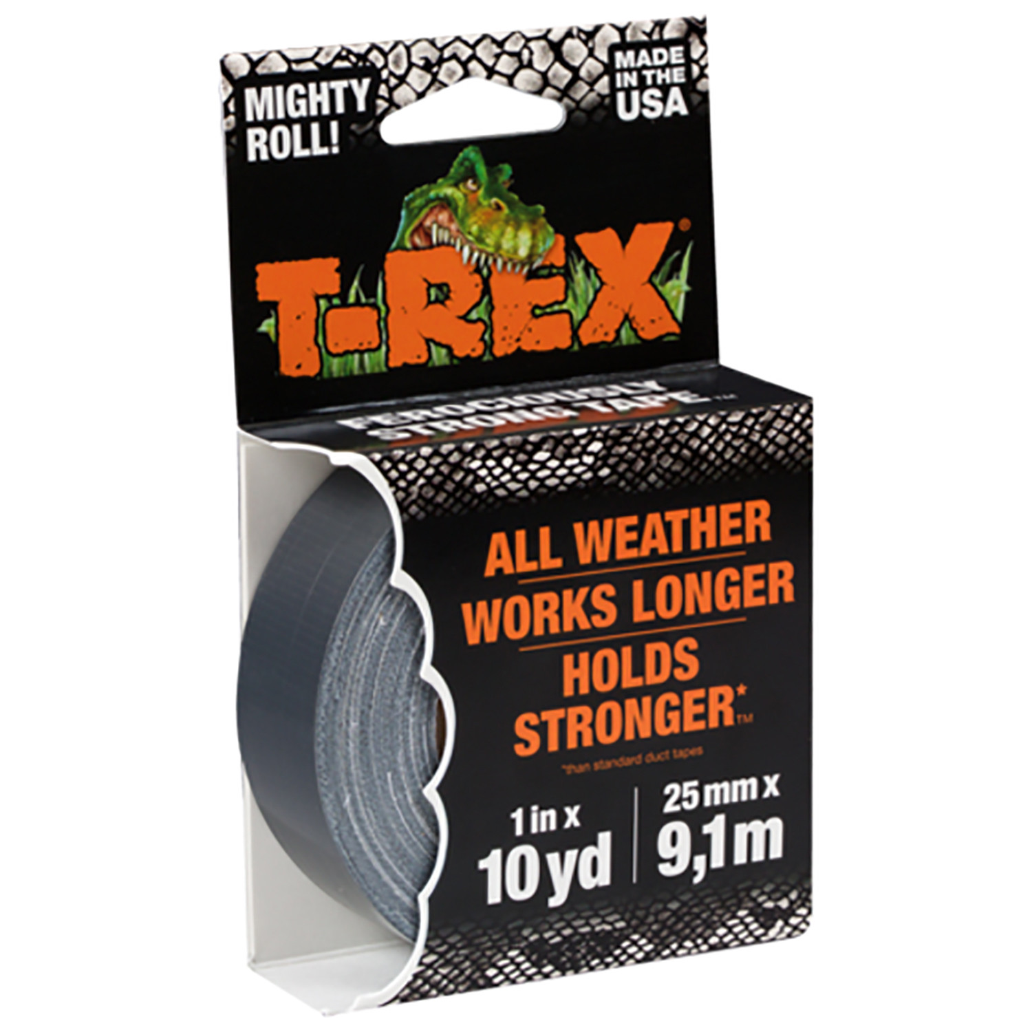 T Rex 25mm x 9.1m Black Tape Image 4
