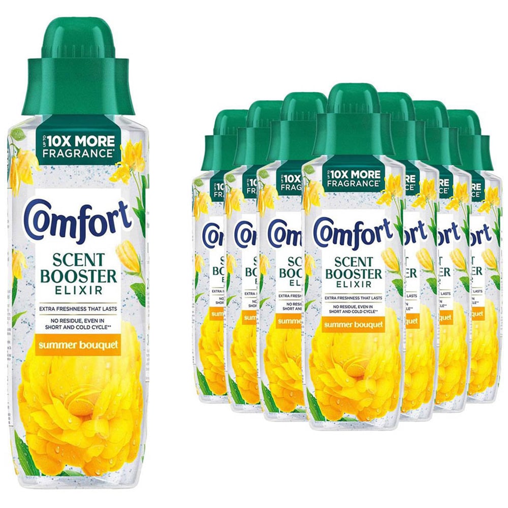 Comfort Botanical Summer Bouquet Bead Infused Scent Booster Elixir 460ml 8 Pack Image 1