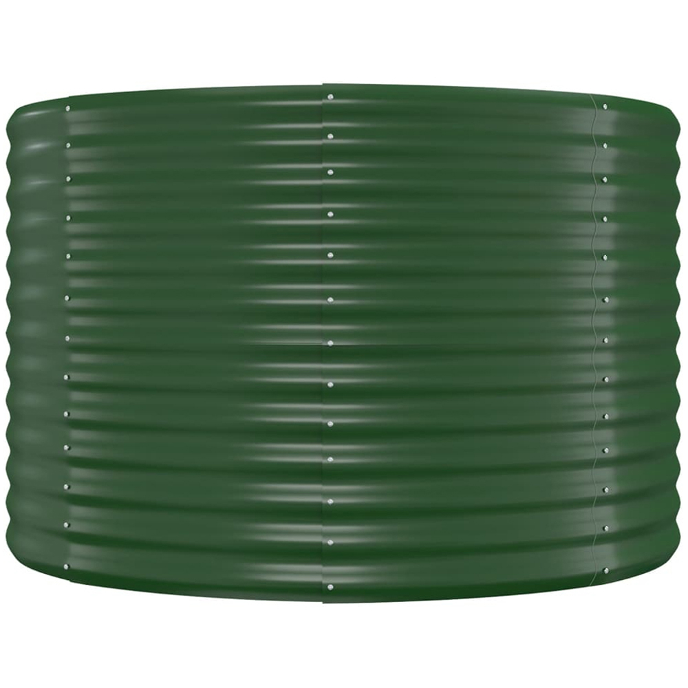 vidaXL Green Galvanised Steel Raised Garden Bed 175 x 100 x 68cm Image 3
