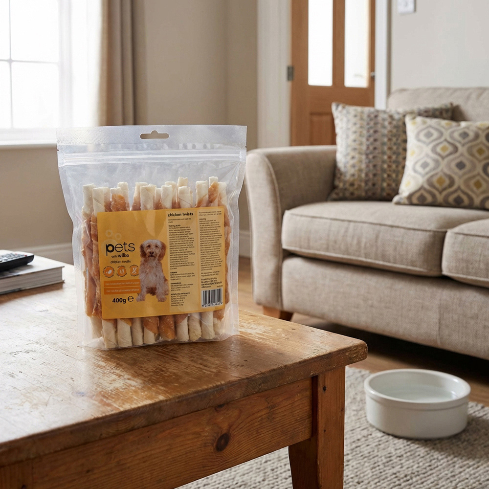 Wilko Chicken Twists Dog Treats 400g Image 4