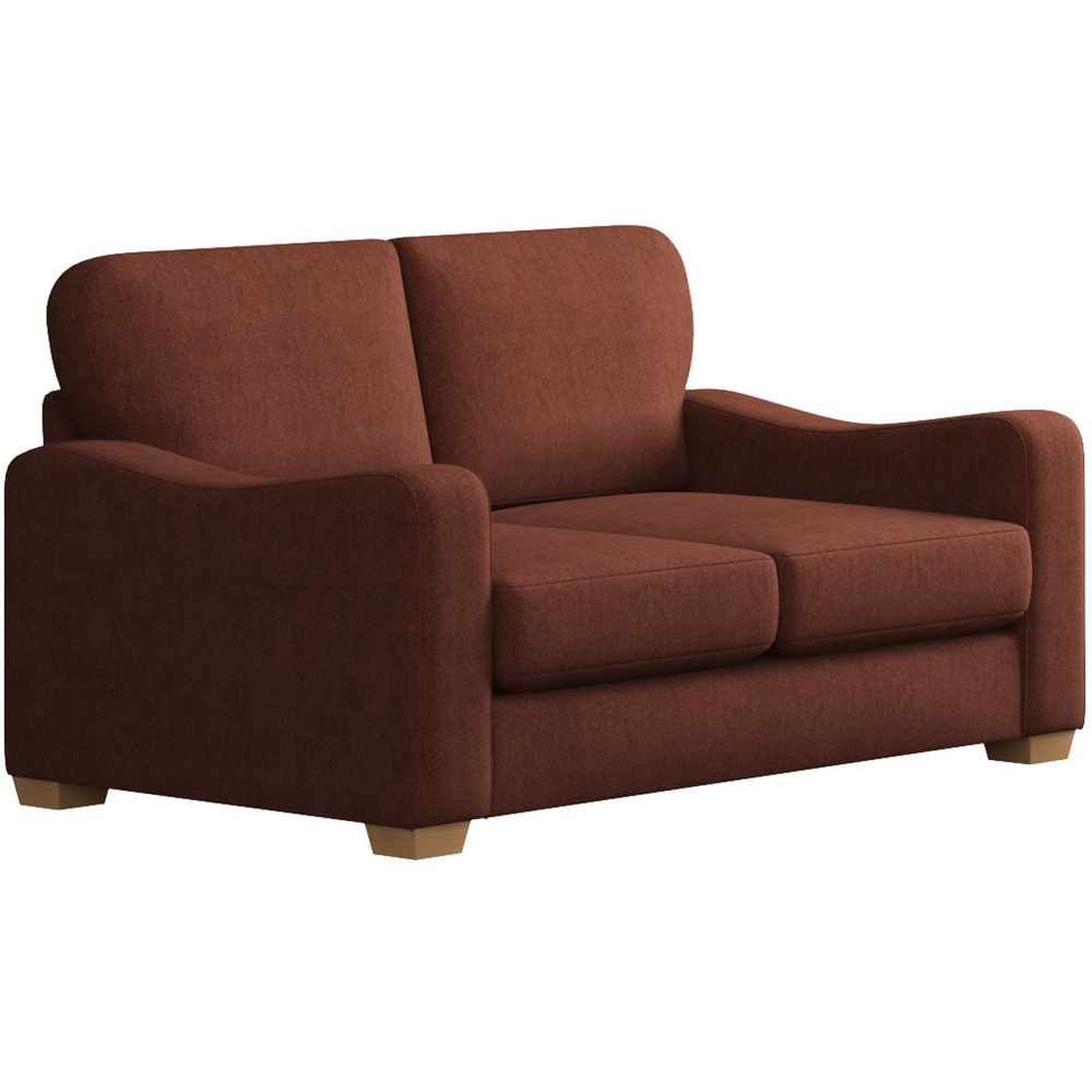 Theadford 2 Seater Brick Venice Fixed Back Sofa Image 3