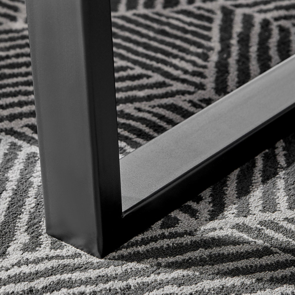 Furniturebox Solo Valera Wood Effect 4 Seater Dining Set Brown and Cappuccino Image 6