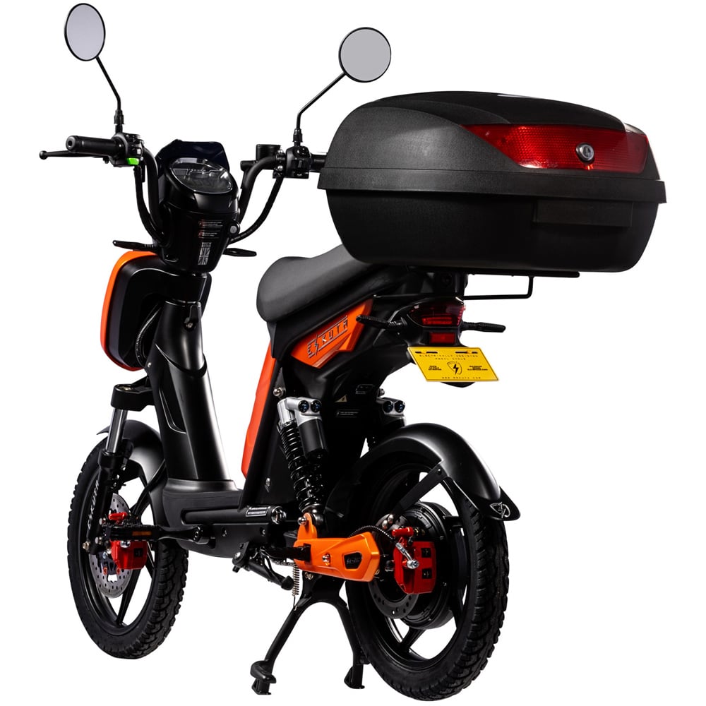 Eskuta SX-250 Voyager Max Matte Orange Electric Bike 48V Image 3