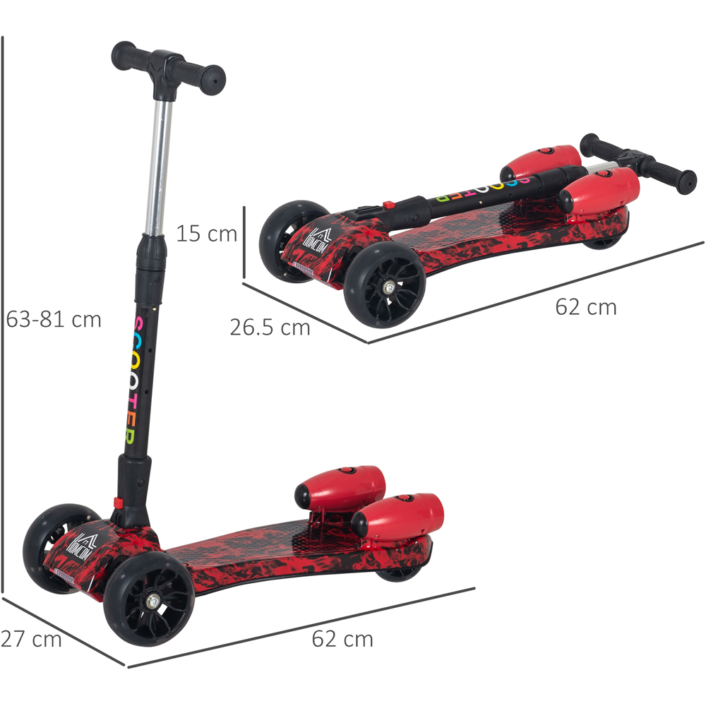Tommy Toys Red 3 Wheel Rechargeable E Scooter Image 6