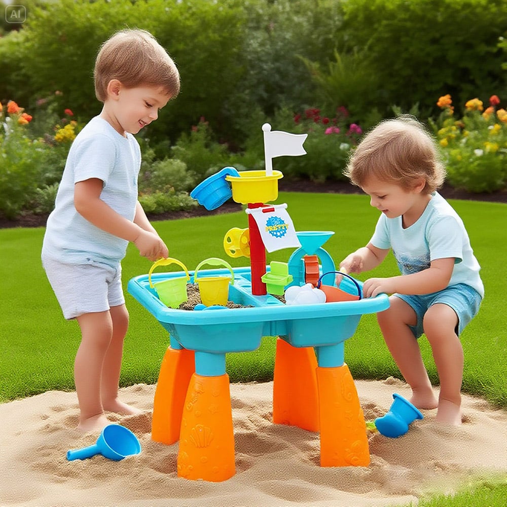 Gr8 Garden Sand Pit and Water Garden Play Table Image 5