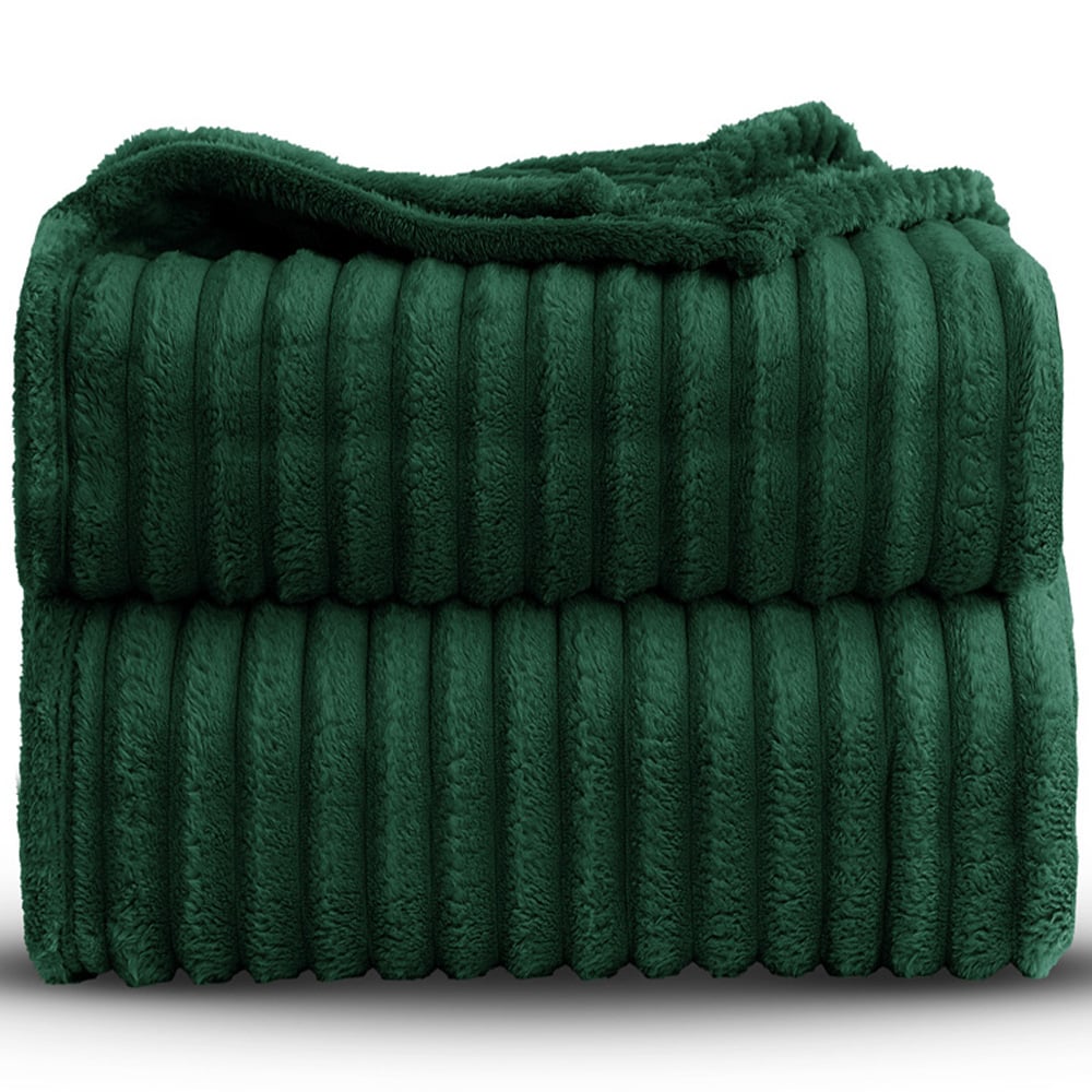 Velosso Bellissima Emerald Plush Throw 100 x 150cm Image 3