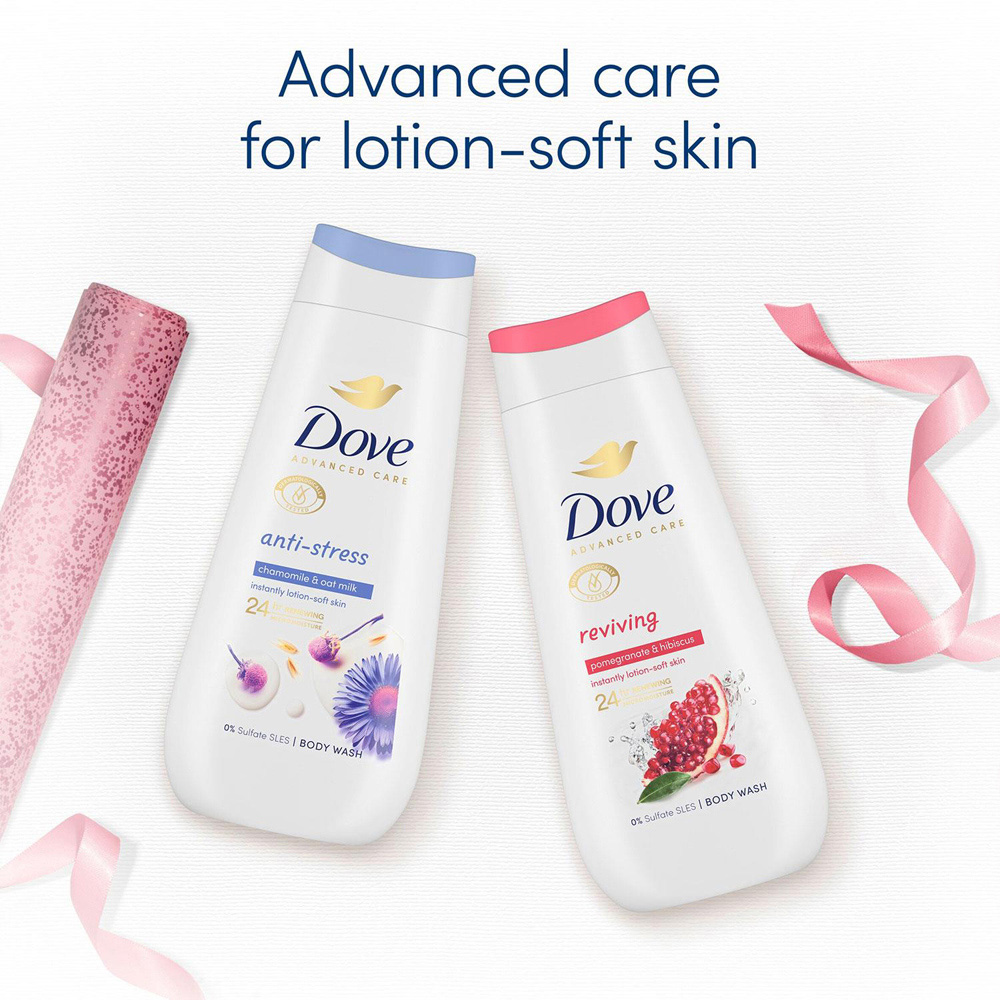 Dove Awaken Revive and Anti Stress Bodywash Duo Gift Set 225ml 2 Pack Image 7